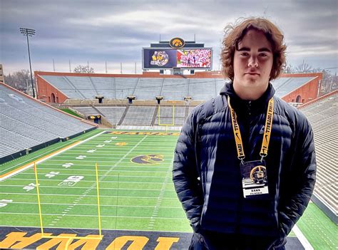 Hank Zilinskas Reflects In Iowa Football Junior Day Hawk Fanatic