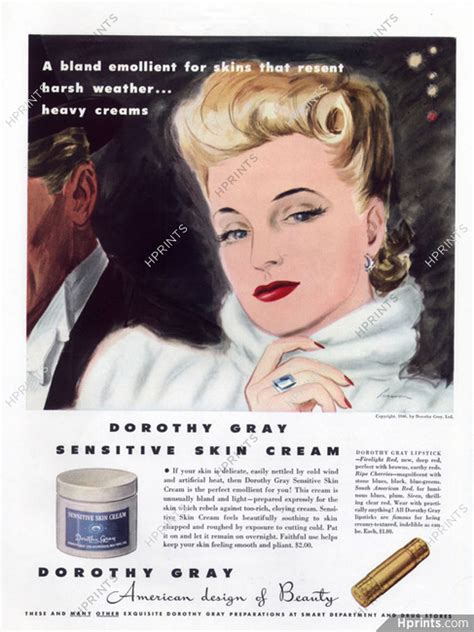 Dorothy Gray Cosmetics 1940 — Cosmetics — Advertisement