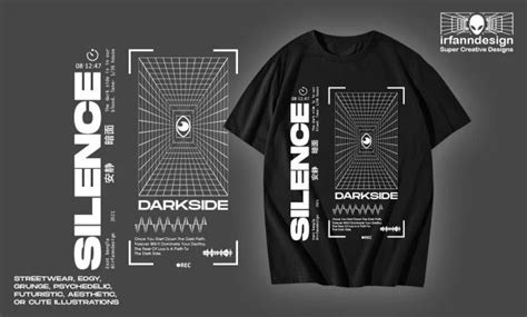 aesthetic unique streetwear  shirt designs  irfanndesign