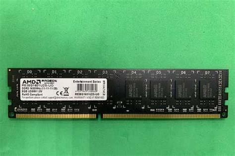 DDR3 1600 8GB AMD R538G1601U2S-UO оем | Festima.Ru - Мониторинг объявлений