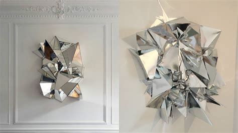 Geometric Mirror Wall Art - Design Ideas