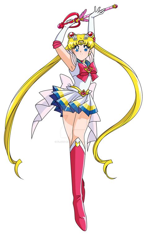 Super Sailor Moon Vector By Flavio Ruru On Deviantart