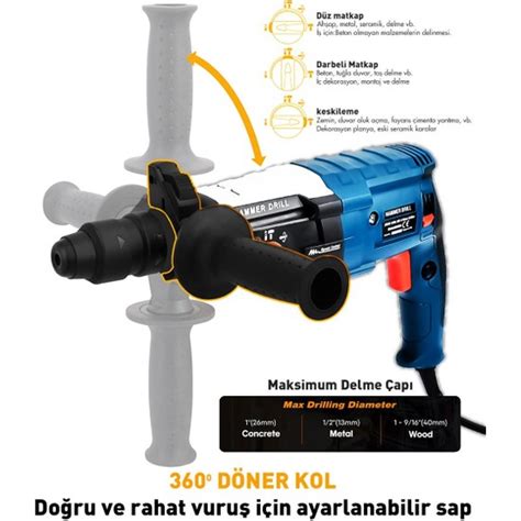 Assur Pro Kırıcı Delici Darbeli Hilti Matkap 2 28MM Fiyatı