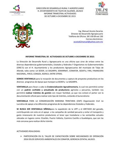 PDF DIRECCIÓN DE DESARROLLO RURAL Y datos talpadeallende info doc