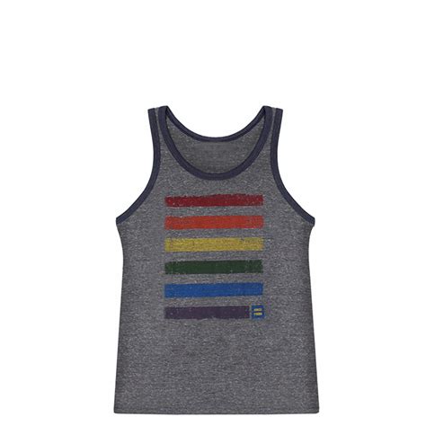 Rainbow LGBTQ Gay Pride Tank Tops HRC
