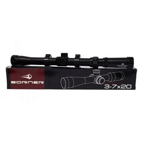 Прицел оптический Borner 3-7x20 купить с доставкой