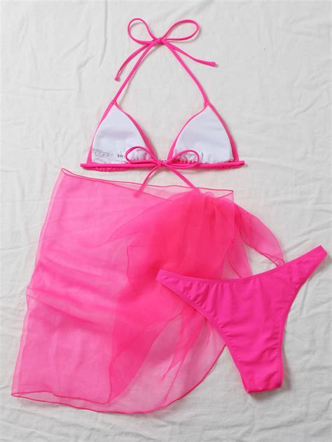 China Custom New Diamond Studded Bikini Sexy Strappy Swimsuit Three Piece Swimsuit China Three