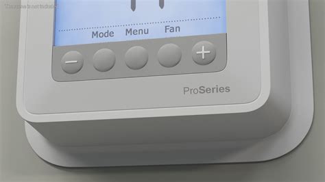 Honeywell T6 Pro Programmable Thermostat 3D Model $29 - .3ds .blend