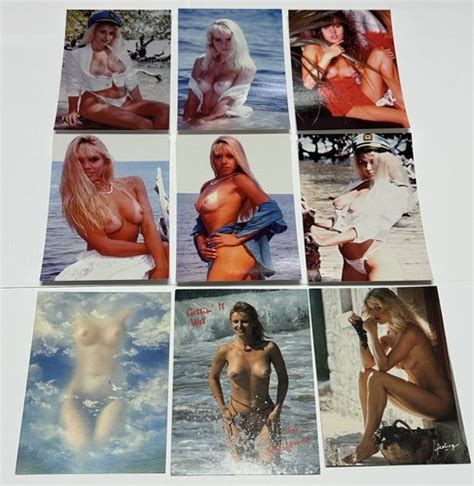 Postcard Lot of 9 PINUP Risqué Girl Nude Fashion Model Topless Gorgeous 794 eBay