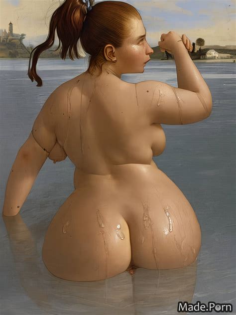 Porn Image Of From Behind Scandinavian Pawg Sweat Shocked Fat Wet Created By AI