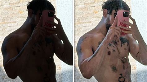 Bad Bunny Posts Steamy Nude Vacation Selfie Shows Off Bushy Groin The Spotted Cat Magazine