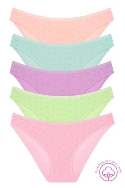 Newlilla Kalpli Pamuklu li Kadın Bikini Külot Paketi v Fiyatı Yorumları