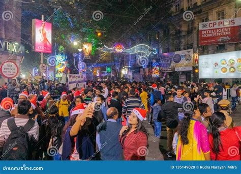 Decorative Lighting At Park Street Kolkata Editorial Image Image Of