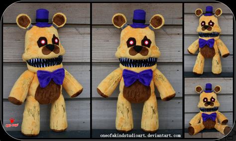 FNAF - Nightmare Fredbear Plush by OneofakindStudioArt on DeviantArt