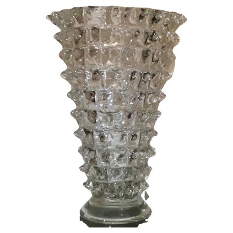 Barovier E Toso Rostrato Vase Murano Glass Italy At Stdibs