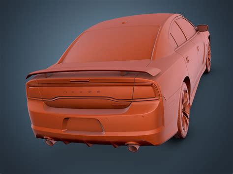 Dodge Charger Srt D Model Dae Fbx Max C D Free D