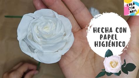 C Mo Hacer Una Rosa Con Papel Higi Nico Youtube