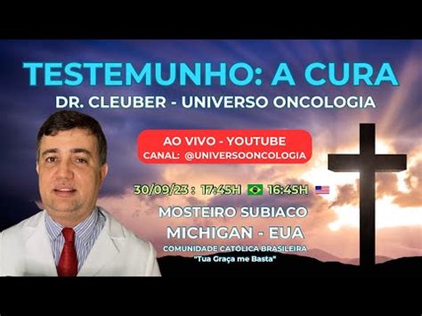 Testemunho A Cura Palestra Retiro Michigan Eua Youtube