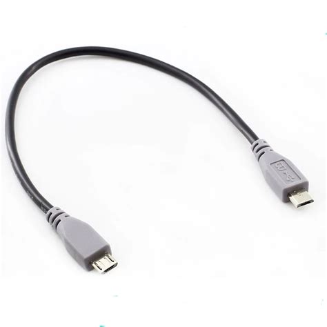 2pcs Micro USB Male to Micro USB Male Data Charger Charging Cable Lead ...