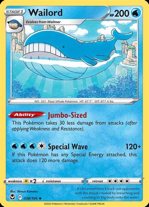 Wailord Pokemoncard