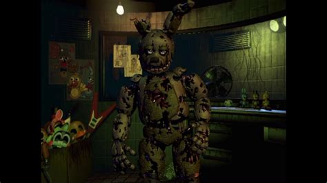 Springtrap Sings The Fnaf Song Youtube