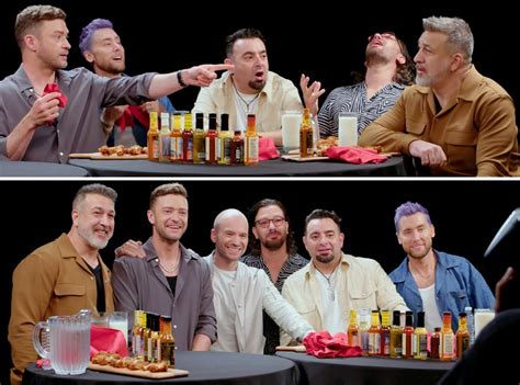 NSYNC Says Bye Bye Bye To Their Taste Buds During Epic Hot Ones