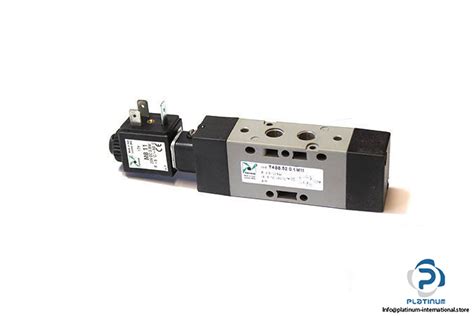 Pneumax T M Single Solenoid Valve With Coil Platinum