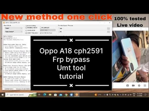 Oppo A Cph Frp Bypass Umt Tool Tested