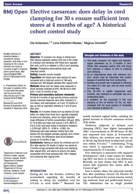 30 seconds might be enough when delaying cord clamping at cesarean sections | cordclamping.org