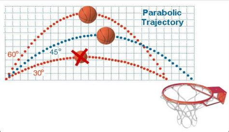 Trajectory of the ball with a shot to basket The technical factors that ...