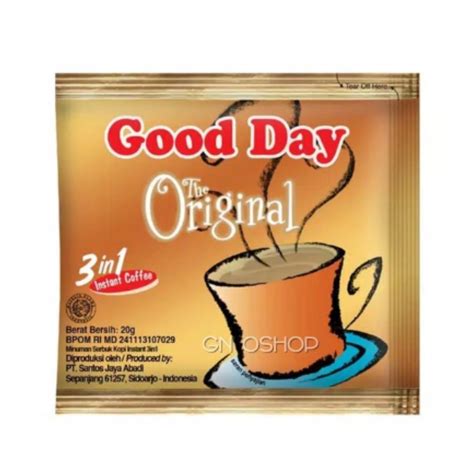 Jual KOPI GOOD DAY ALL VARIAN GOOD DAY SACHET 1 RENCENG ISI 10 PCS