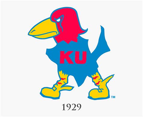 Ku Jayhawk Logo Through The Years, HD Png Download - kindpng