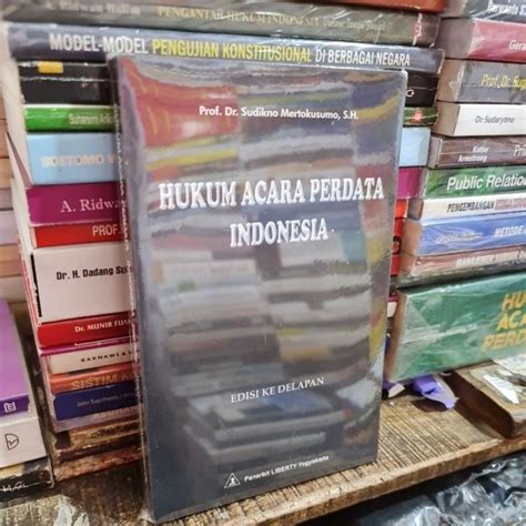 Jual Hukum Acara Perdata Indonesia Edisi 8 By Prof Dr Sudikno