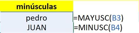 Como Cambiar De Min Scula A May Scula En Excel