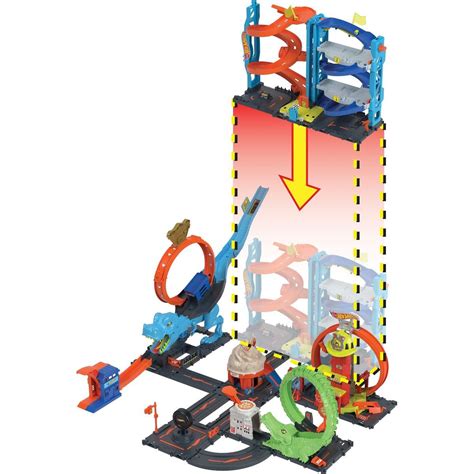 Mattel Hot Wheels City závodní věž 64 cm Maxíkovy hračky