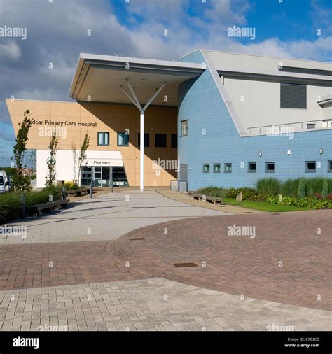Newly Built Small Primary Care Hospital Redcar Cleveland Stock Photo