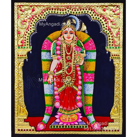 Aandal Tanjore Painting Andal Tanjore Painting