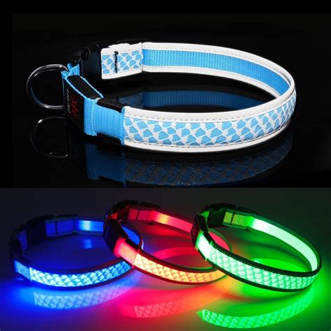 Light Up Dog Collar Led Flashing Dog Collar Usb Rechargeab With 2