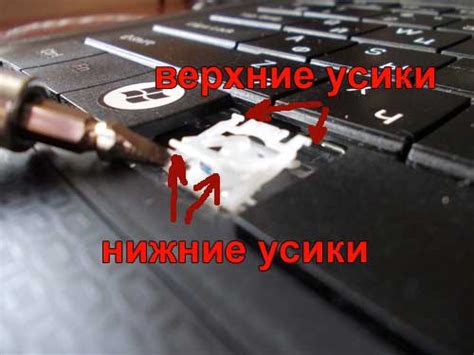 Механизм кнопок на клавиатуре ноутбука