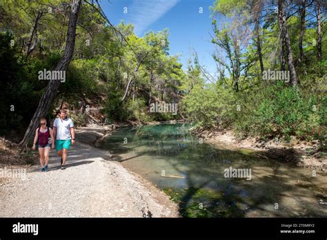 Seven Springs Rhodes Stock Photo Alamy