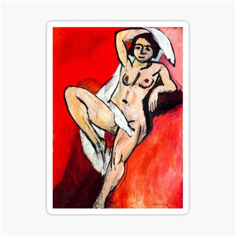 Henri Matisse Nude With Scarf 1943 Sticker For Sale By OnlyMatisseArt Redbubble