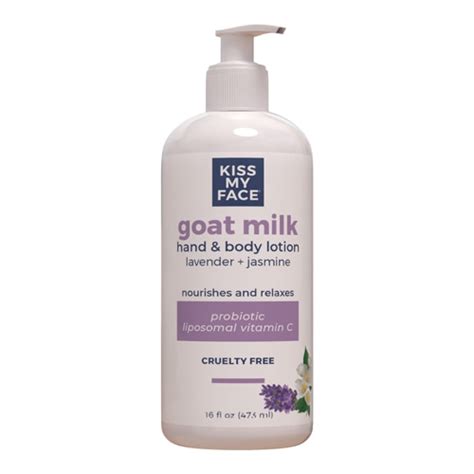 Kiss My Face Goat Milk Hand And Body Lotion Lavender Jasmine 16 Fl