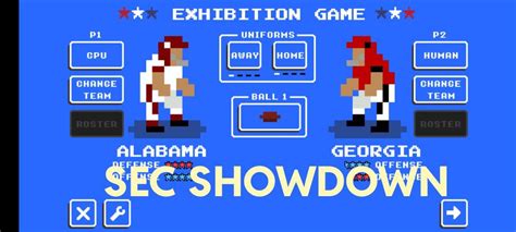 Alabama vs Georgia : r/RetroBowl