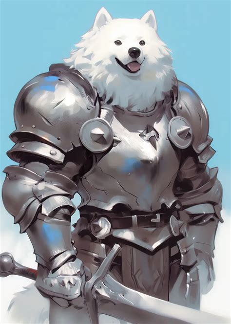 'Undertale Greater Dog' Poster, picture, metal print, paint by