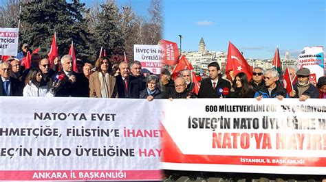 Vatan Partisi Ankara ve İstanbul dan seslendi İsveç in NATO üyeliğine