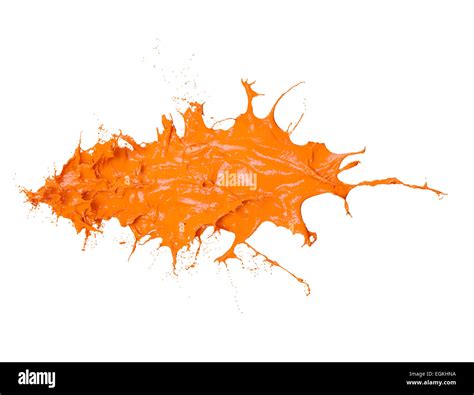 Orange Paint Splash