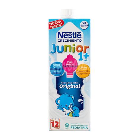 Junior Nestl Crecimiento Original Leche Infantil Desde Meses Envase L