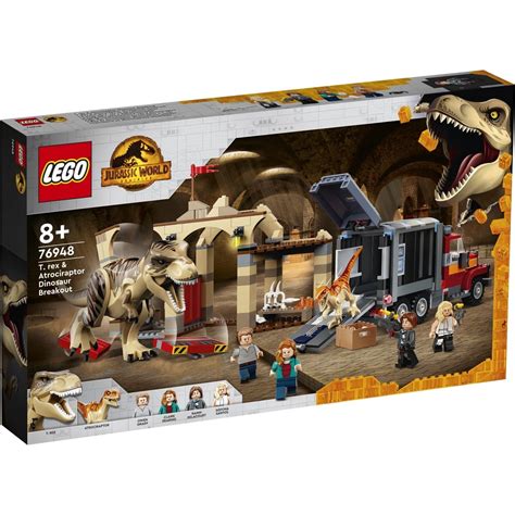 Lego Jurassic World 76948 T Rex And Atrociraptor Dinosaur Breakout Th