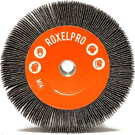 Щетка лепестковая абразивная ROXTOP (125х20 мм; Р80; M14) RoxelPro ...