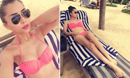 Siêu vòng ba Lan Hương khoe đường cong nét căng với bikini
